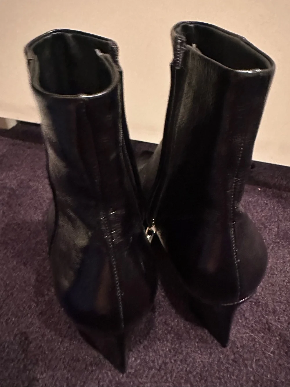 Tamara Mellon Leather Pointed Toe Ankle Boots 37.5 US7.5 NEW $595